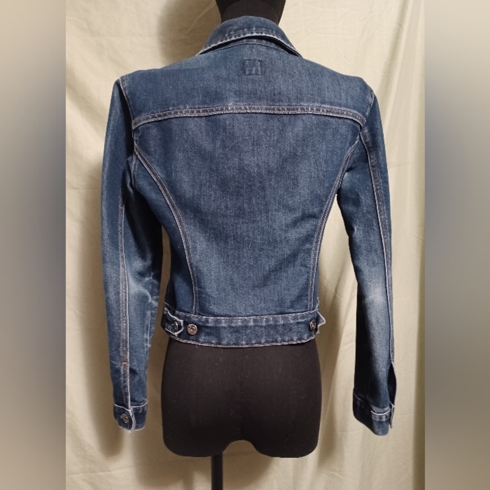 Gap Vintage Blue Faded Wash Iconic Trucker Denim Jean Jacket - Picture 9 of 11